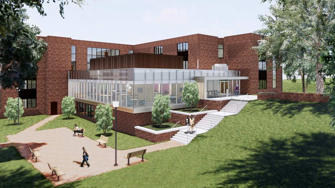 proposed exterior of Bristol House residence hall