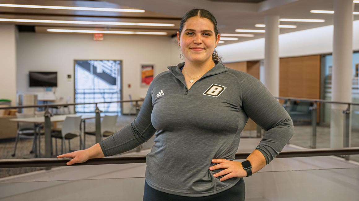 Bryant student Kasey Thomas, a member of the Class of 2023