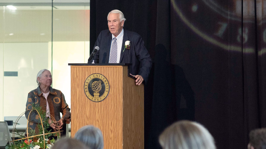 Michael E. Fisher ’67 ’15H, Outstanding Alumni Philanthropist Award recipient