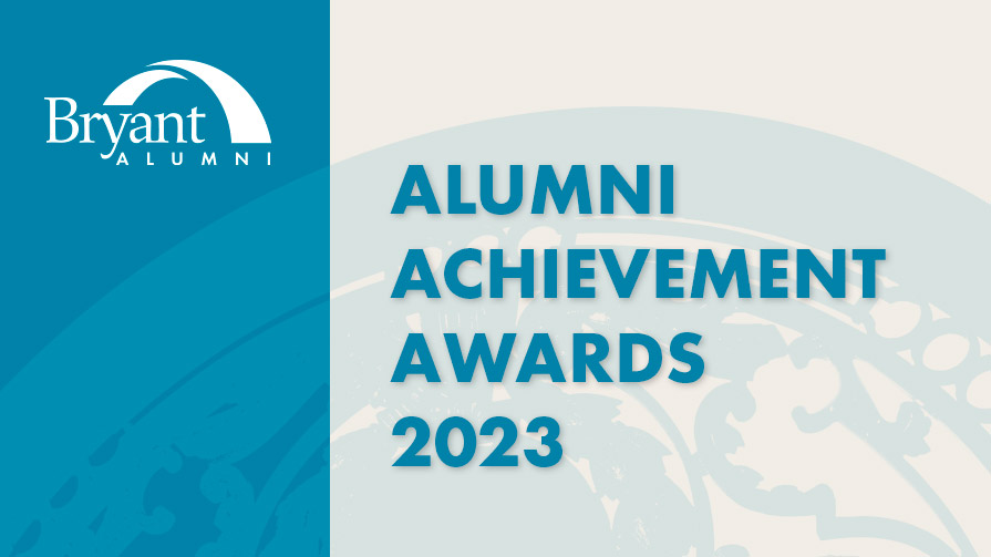 Bryant Alumni Achievement Awards logo 2023