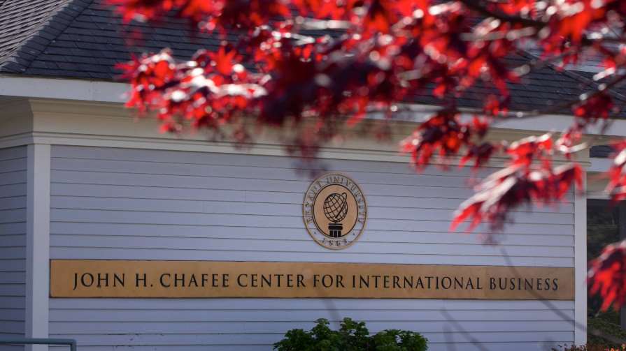 Front of the Chafee Center building 