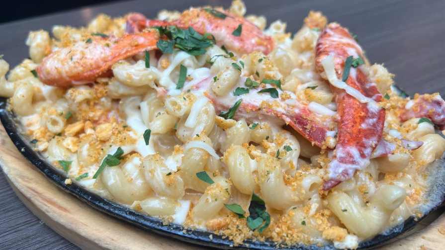 Lobster mac and cheese.