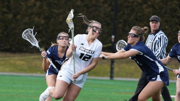 Bryant lacrosse player Amelia Piercy '25