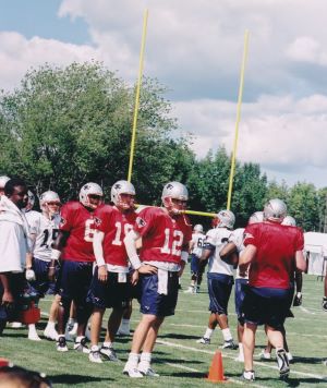 New England Patriots at Bryant University.